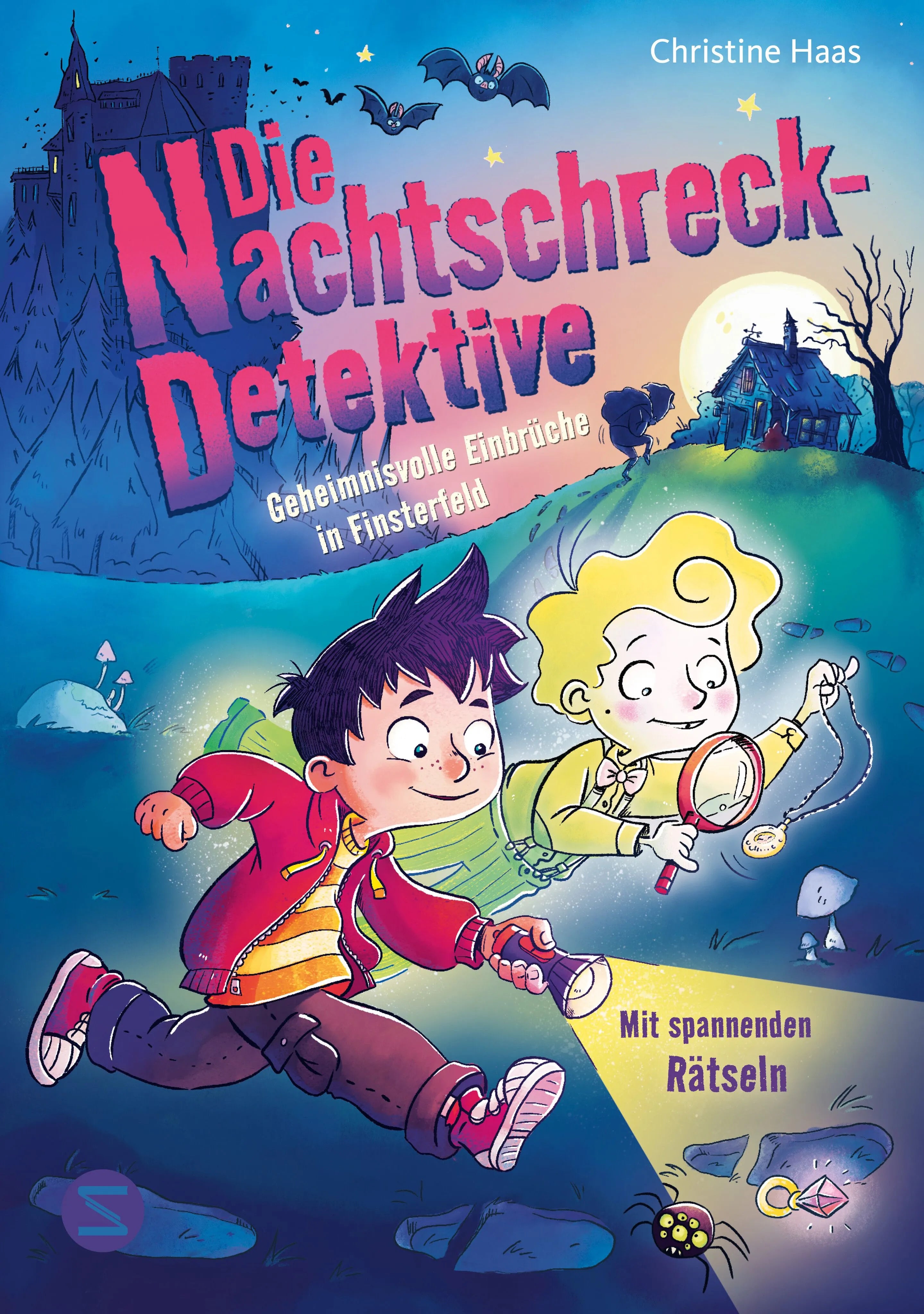 Cover: Die Nachtschreck-Detektive. Geheimnisvolle Einbrüche in Finsterfeld (Hardcover) von Christine Haas