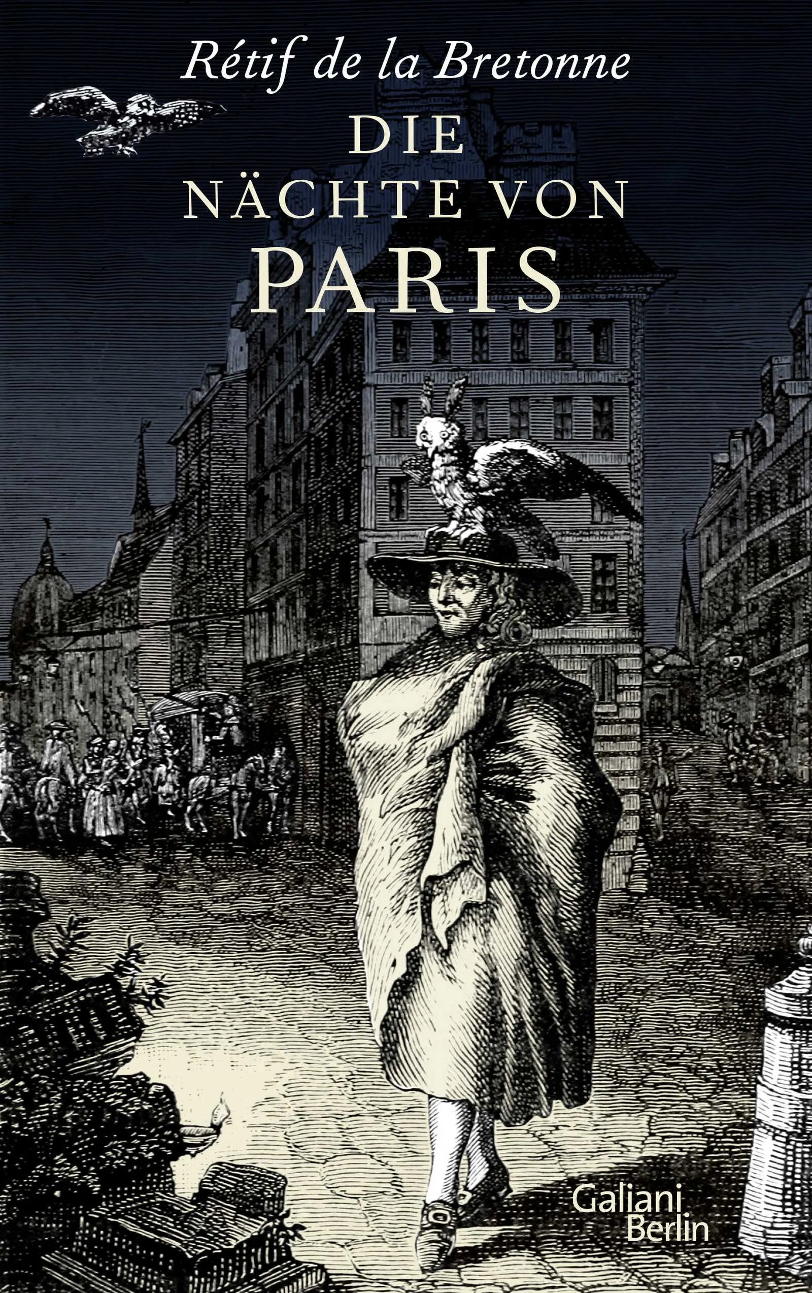 Buchcover von 'Die Nächte von Paris' - Gebundene Ausgabe von Rétif de la Bretonne