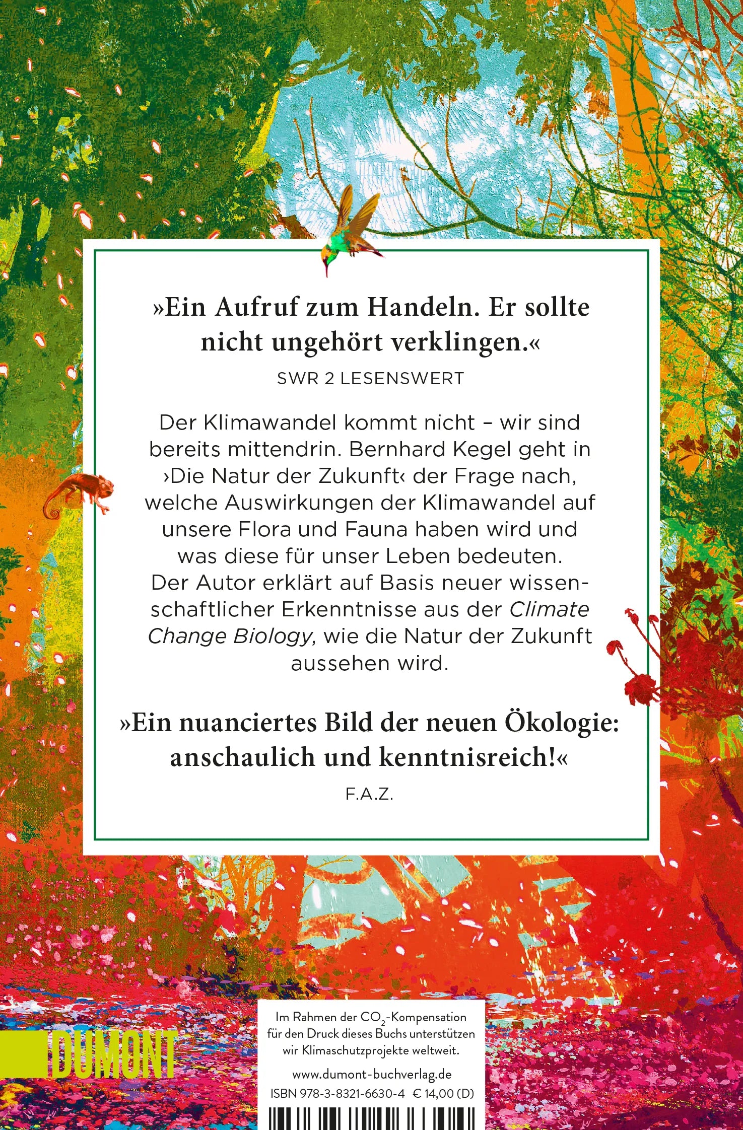 BuchrÃ¼ckseite von 'Die Natur der Zukunft' mit Klappentext - Taschenbuch