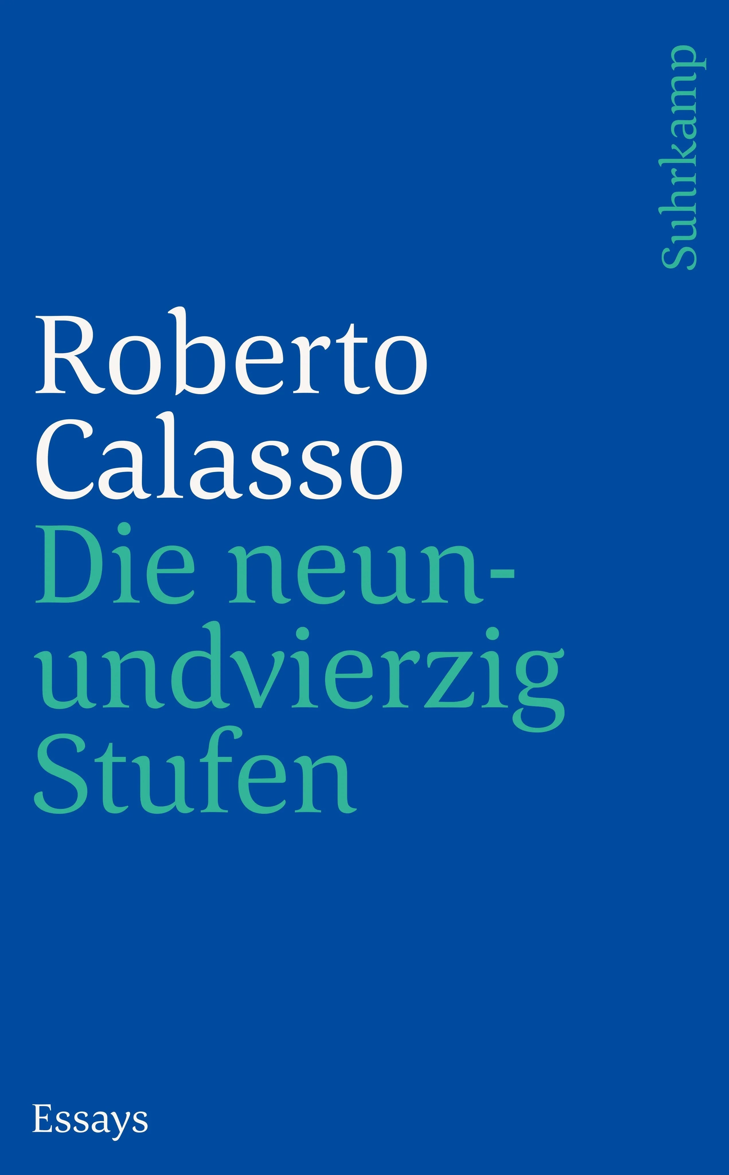 Buchcover von 'Die neunundvierzig Stufen' - Taschenbuch von Roberto Calasso