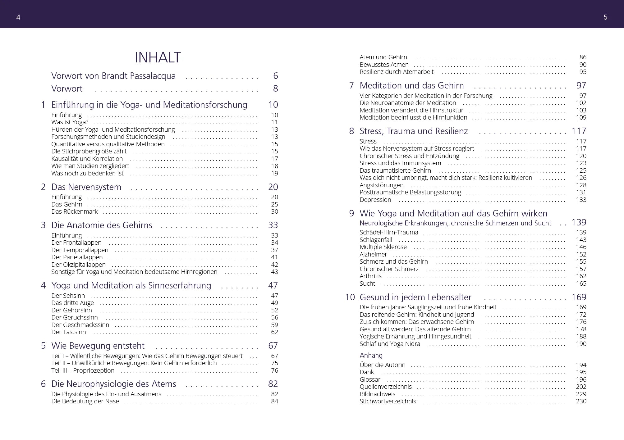Innenansicht von 'Die Neurowissenschaft hinter Yoga und Meditation' - Taschenbuch