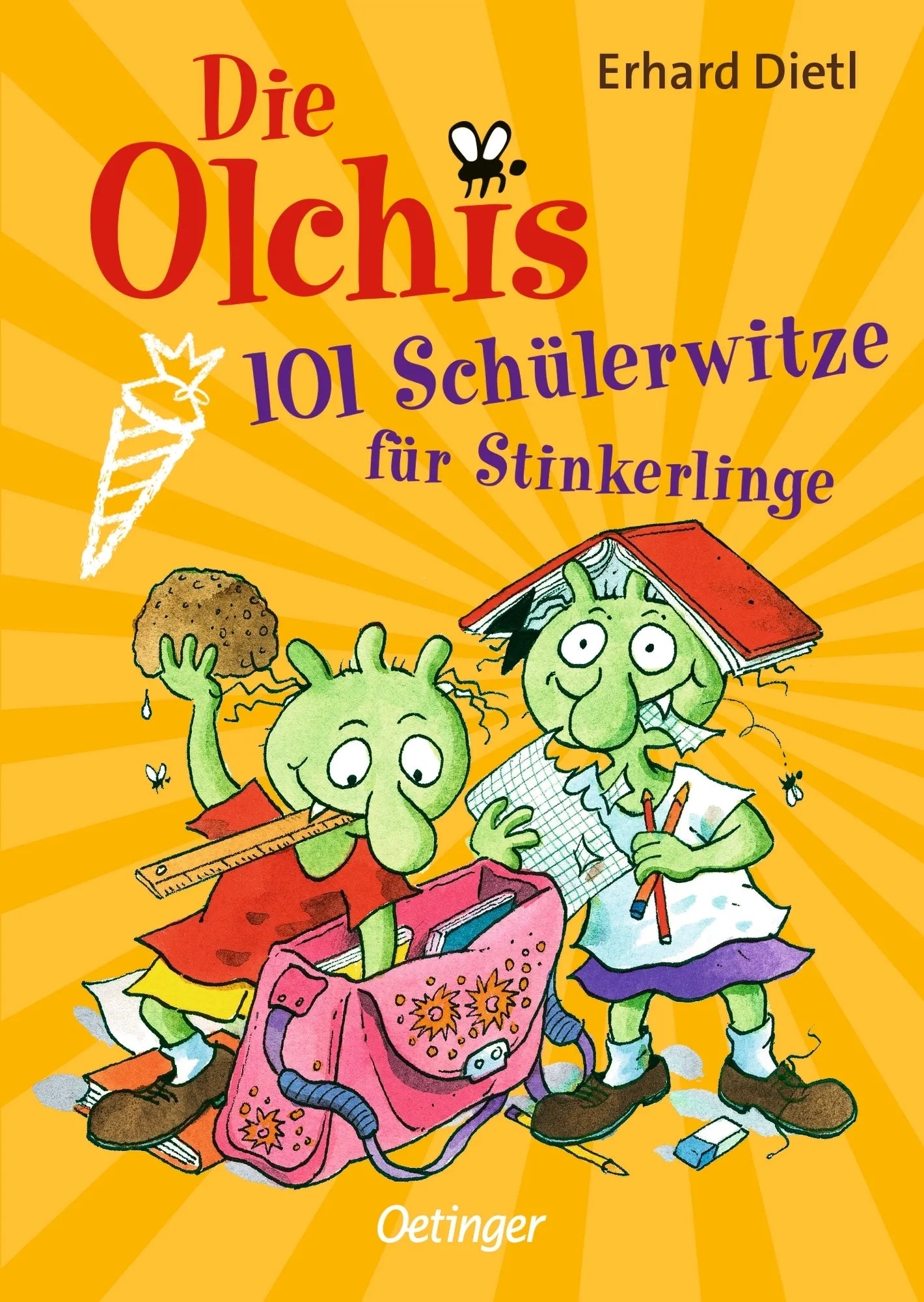 Buchcover von 'Die Olchis. 101 Schülerwitze für Stinkerlinge' - Gebundene Ausgabe von Erhard Dietl
