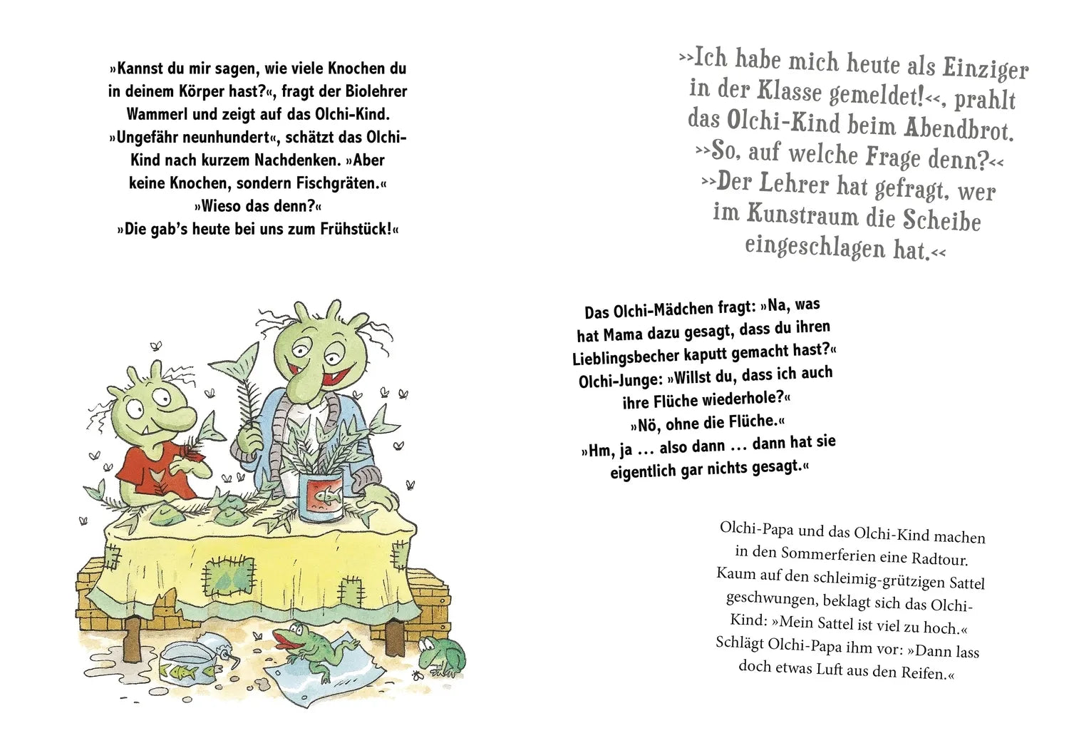 Produktansicht: Die Olchis. 101 Schülerwitze für Stinkerlinge (Gebundene Ausgabe)