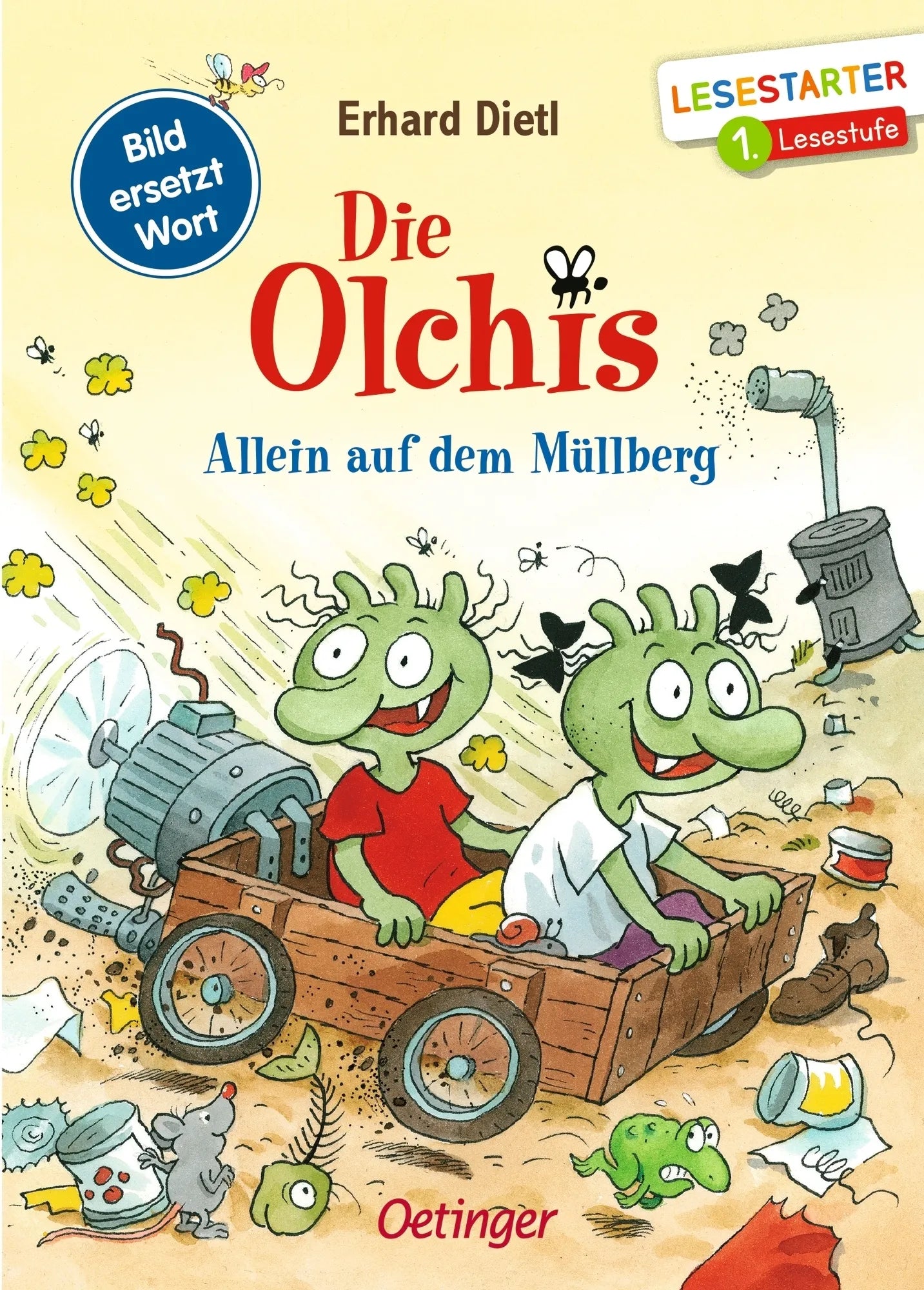 Buchcover von 'Die Olchis. Allein auf dem Müllberg' - Gebundene Ausgabe von Erhard Dietl