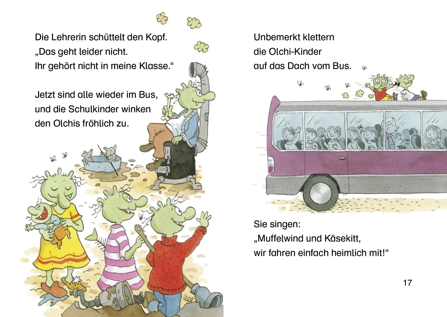 Abbildung von 'Die Olchis auf Klassenfahrt'
