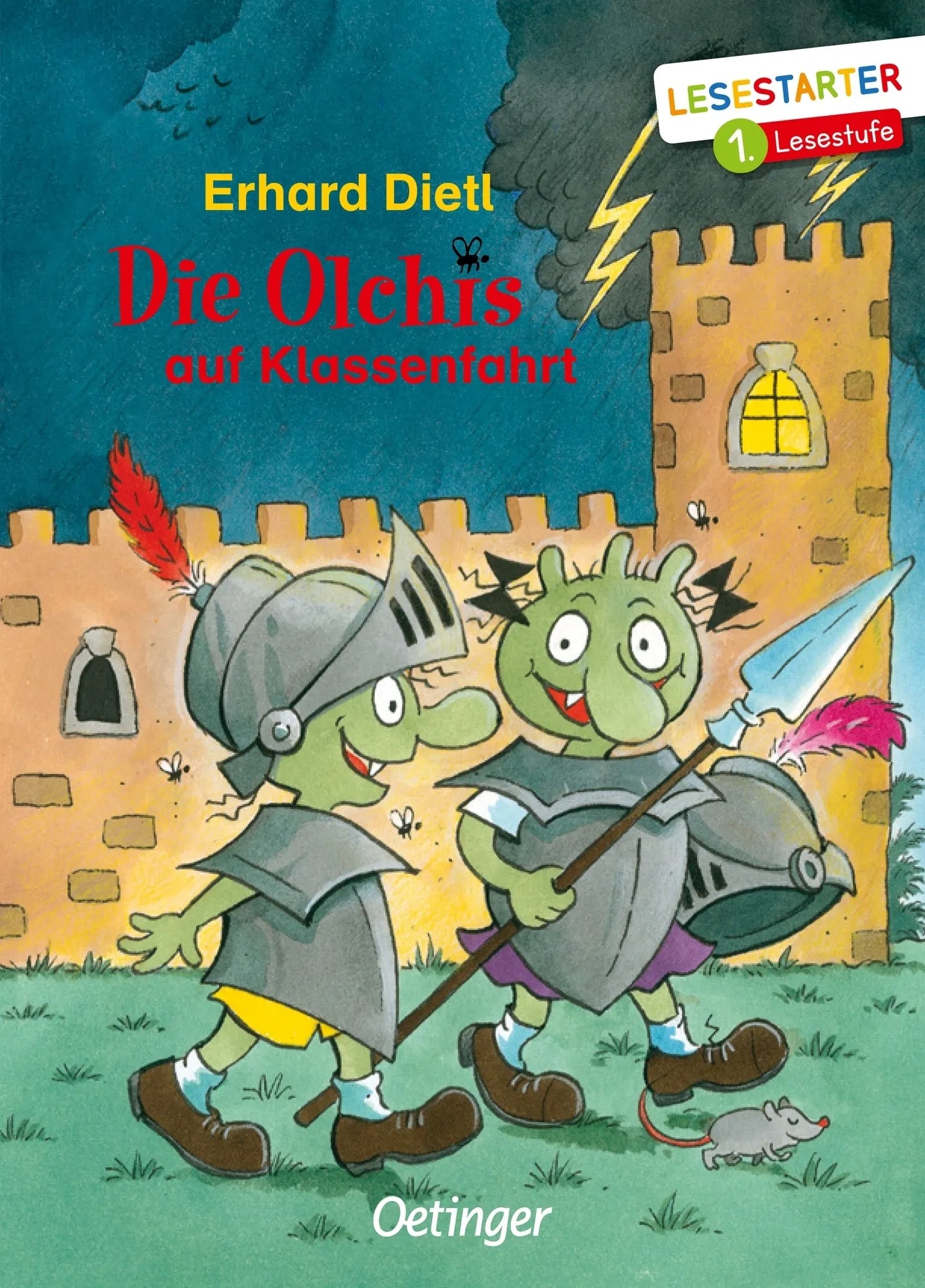 Buchcover von 'Die Olchis auf Klassenfahrt' - Gebundene Ausgabe von Erhard Dietl