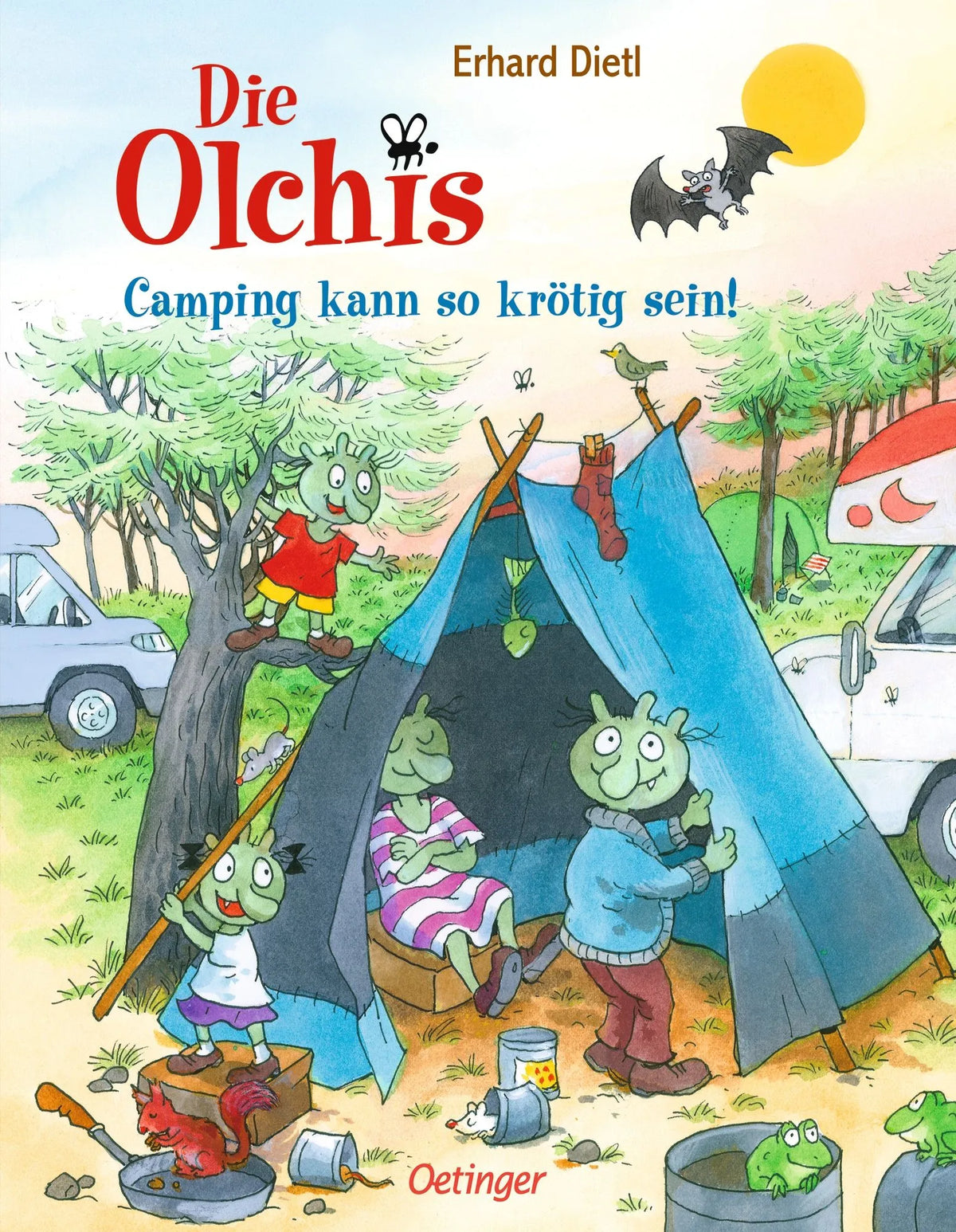 Cover: Die Olchis. Camping kann so krötig sein! (Hardcover) von Erhard Dietl