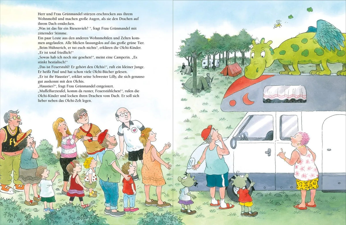 Detailansicht: Die Olchis. Camping kann so krötig sein! (Hardcover)