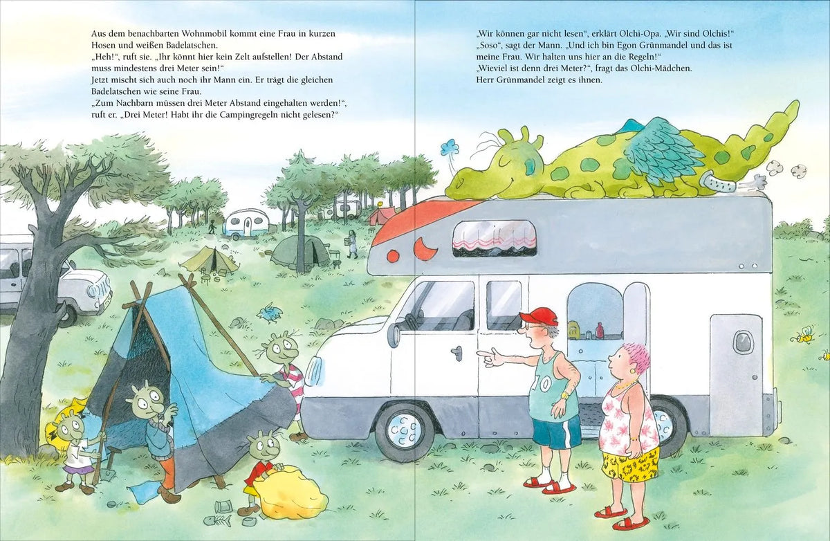 Detailansicht: Die Olchis. Camping kann so krötig sein! (Hardcover)