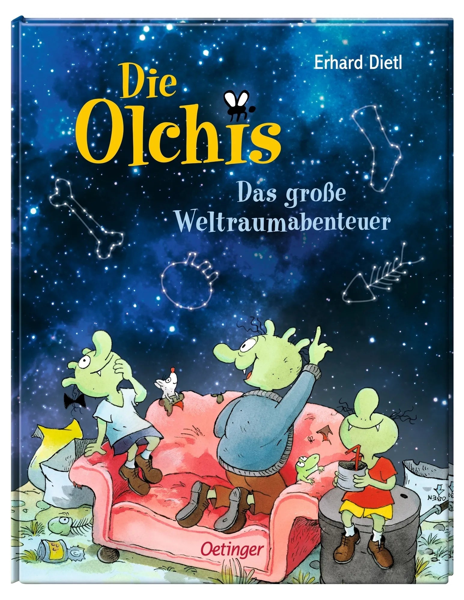 Produktansicht: Die Olchis. Das große Weltraumabenteuer (Gebundene Ausgabe)