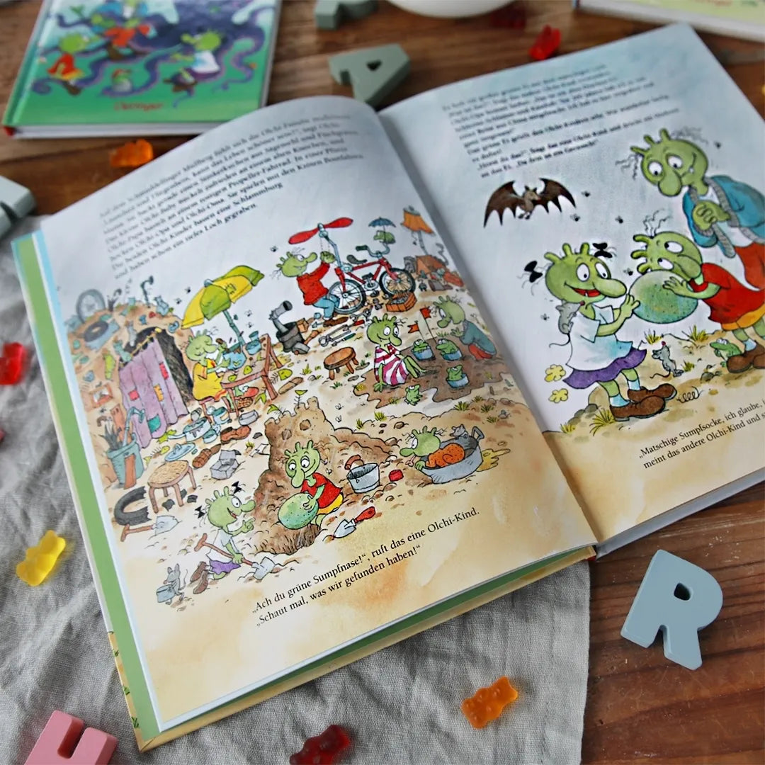 Detailansicht: Die Olchis. Das krötige Familien-Bilderbuch (Hardcover)