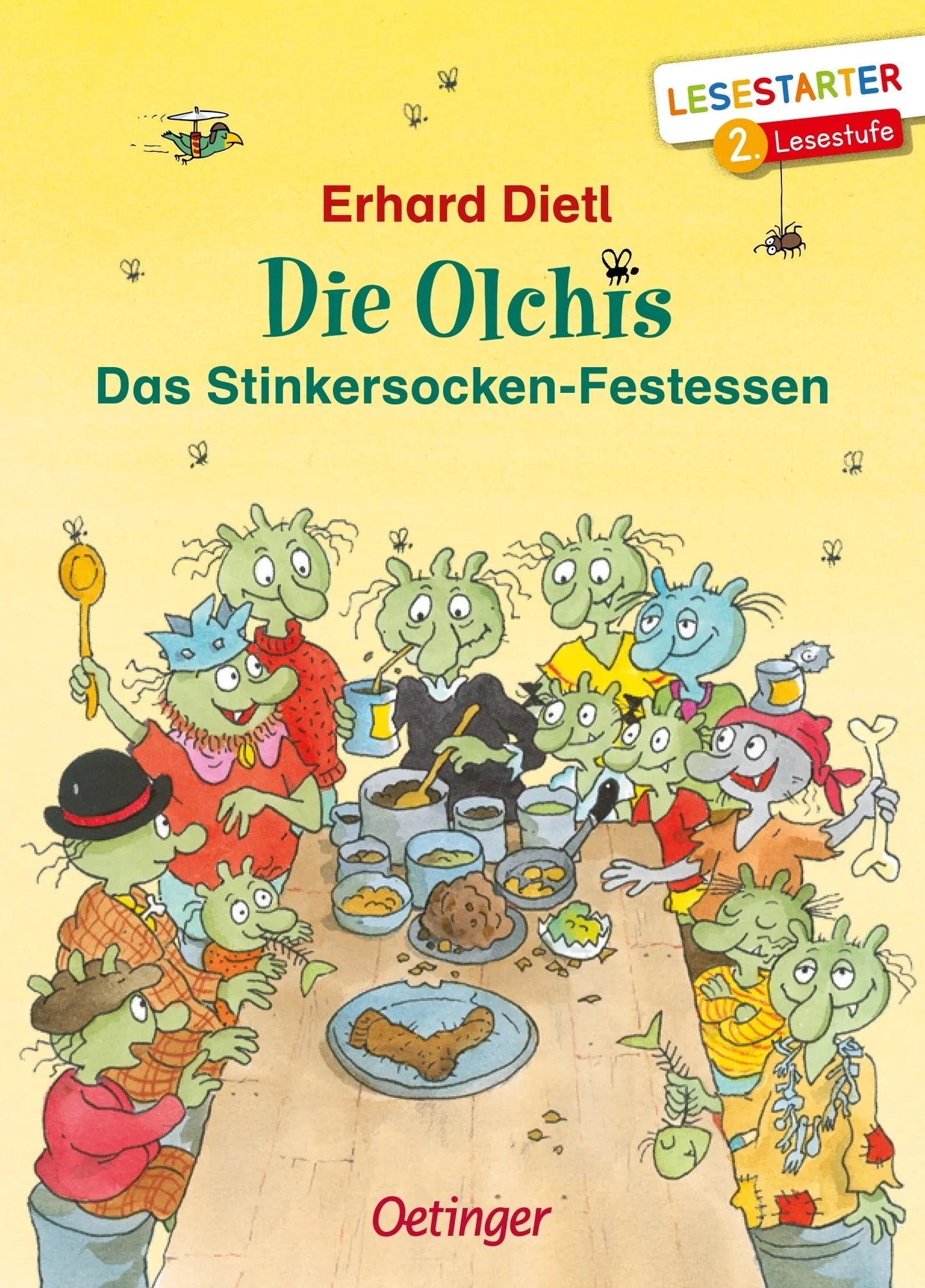 Buchcover von 'Die Olchis. Das Stinkersocken-Festessen' - Gebundene Ausgabe von Erhard Dietl