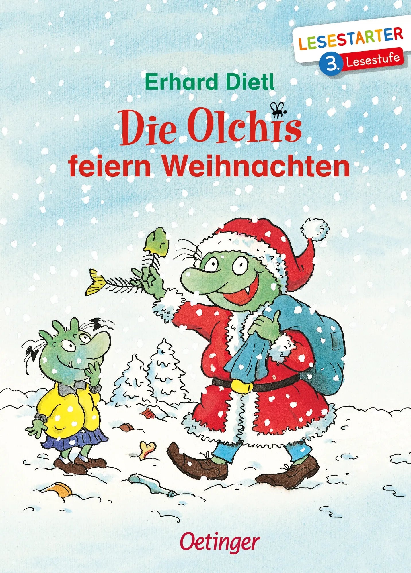 Cover: Die Olchis feiern Weihnachten (Hardcover) von Erhard Dietl