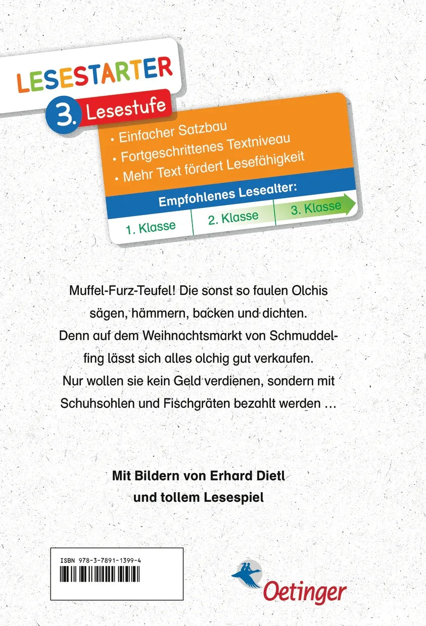 Rückseite: Die Olchis feiern Weihnachten (Hardcover)