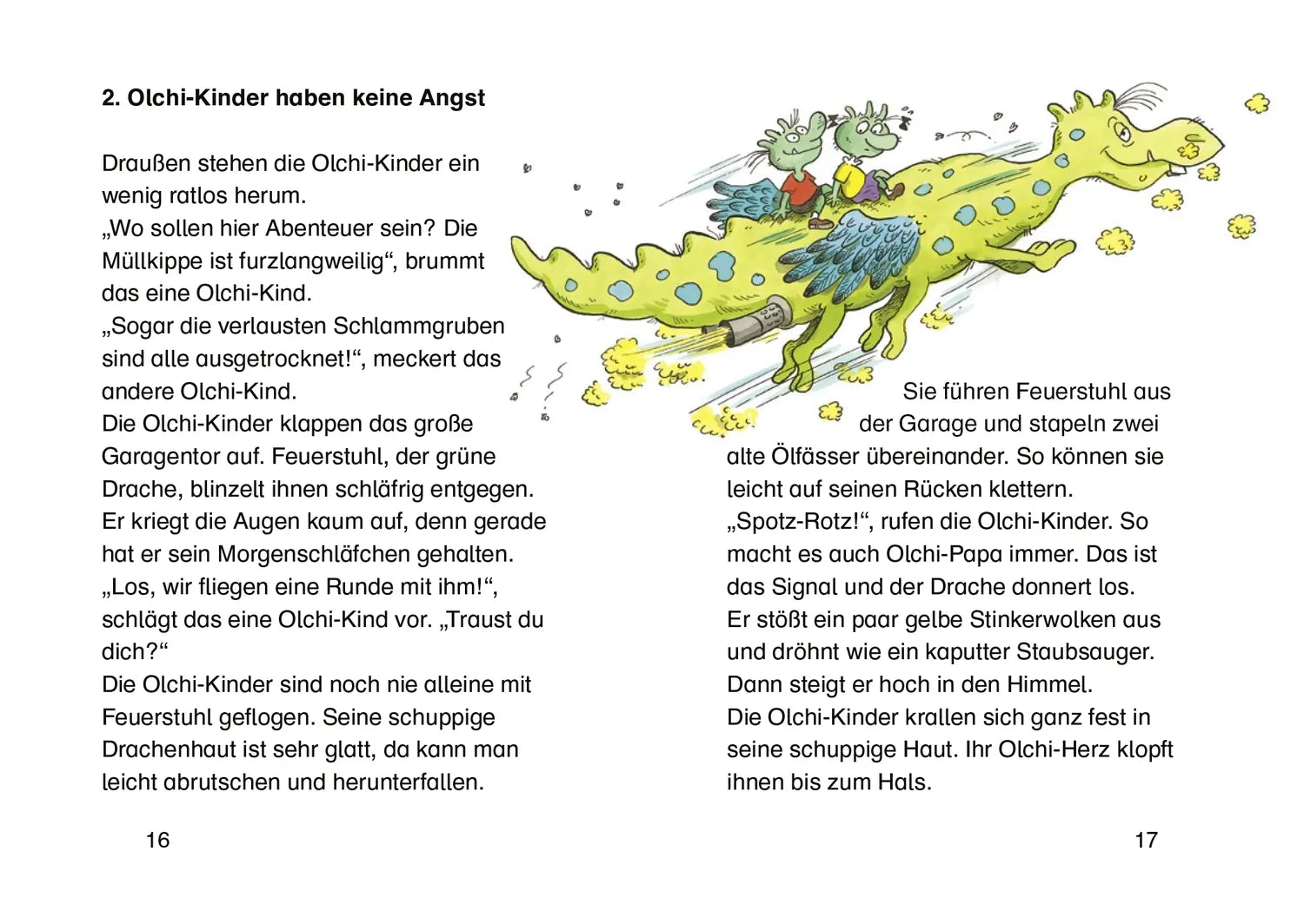 Abbildung von 'Die Olchis fliegen in die Schule'