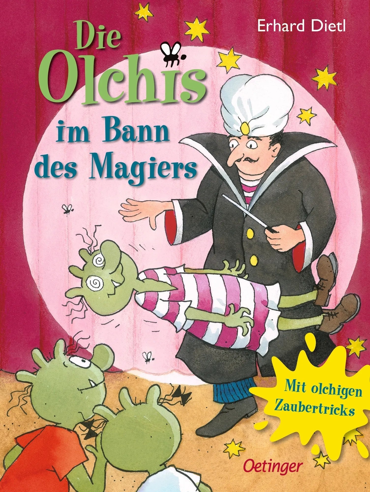 Buchcover von 'Die Olchis im Bann des Magiers' - Gebundene Ausgabe von Erhard Dietl