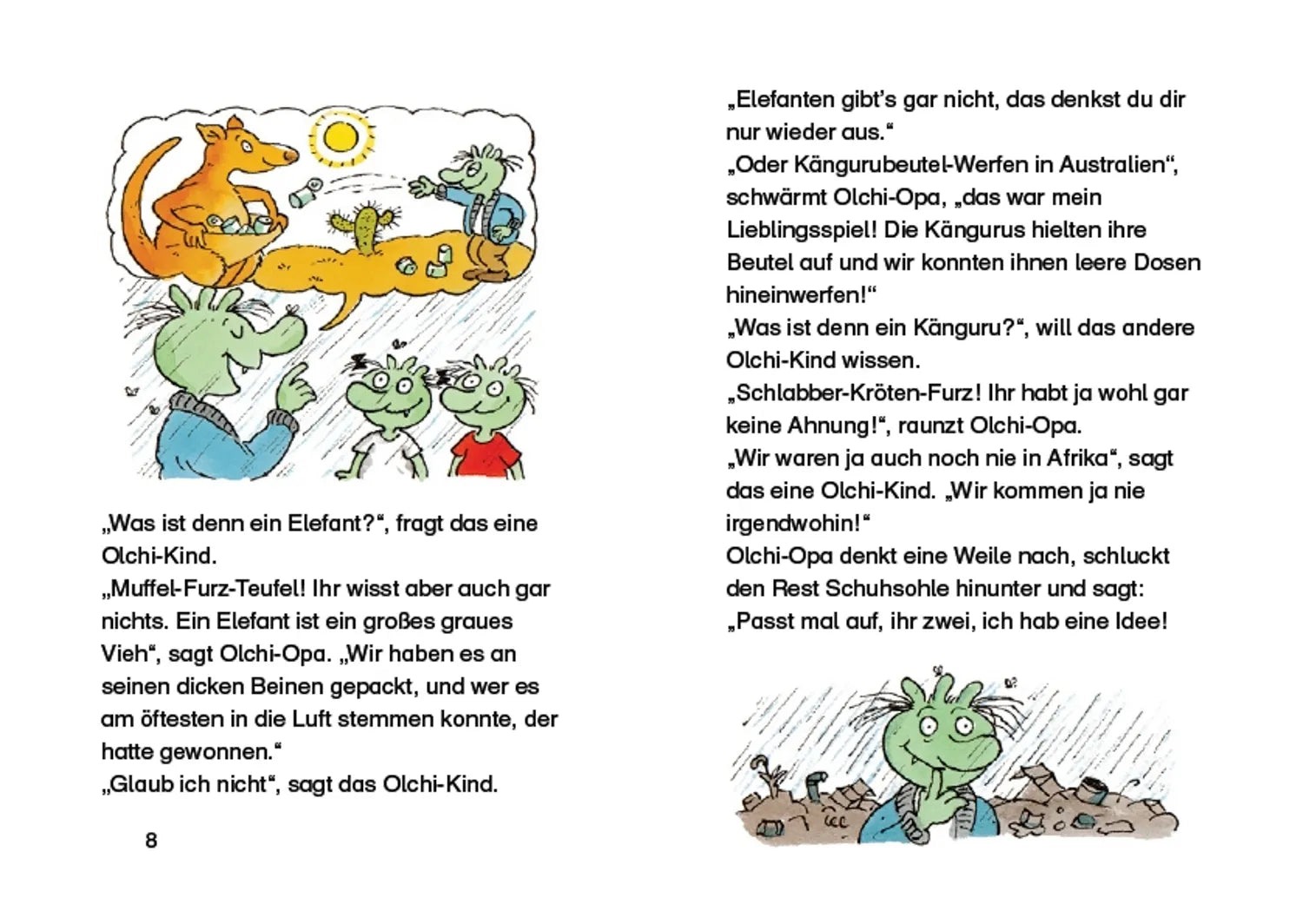 Abbildung von 'Die Olchis im Zoo'