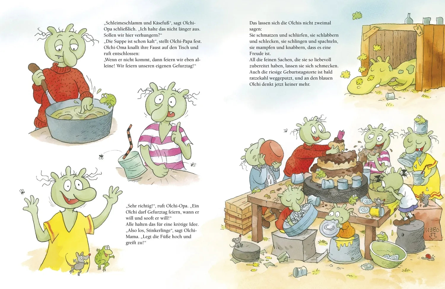 Detailansicht: Die Olchis. So schön ist es in Schmuddelfing! (Hardcover)