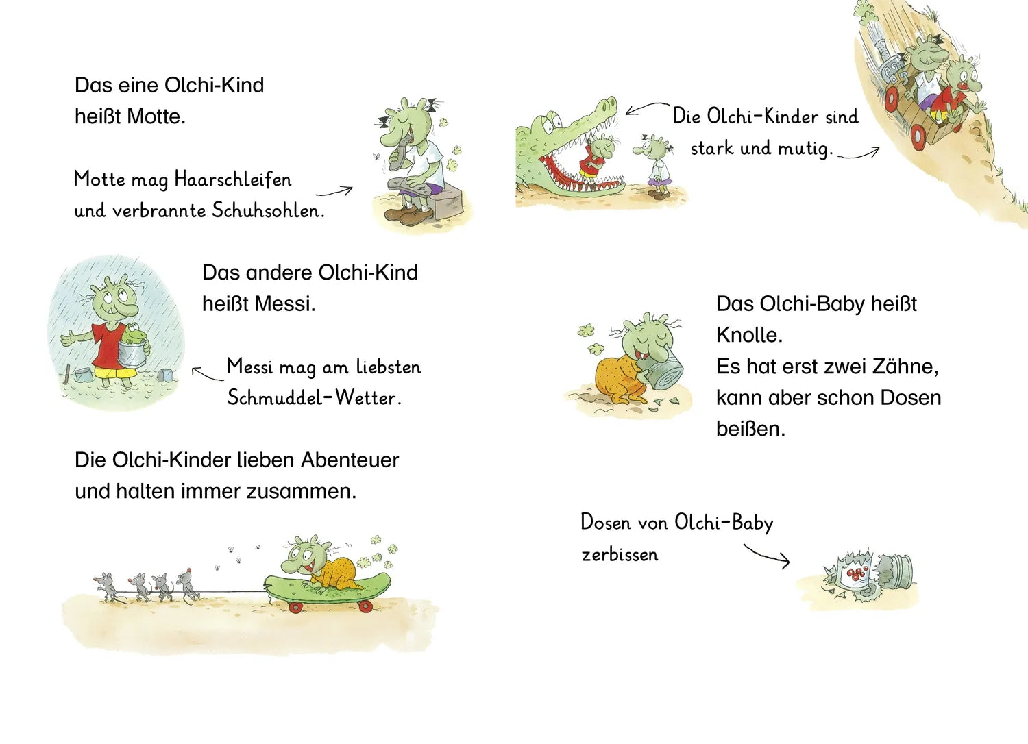 Detailansicht: Die Olchis und alles, was du über sie wissen musst (Hardcover)
