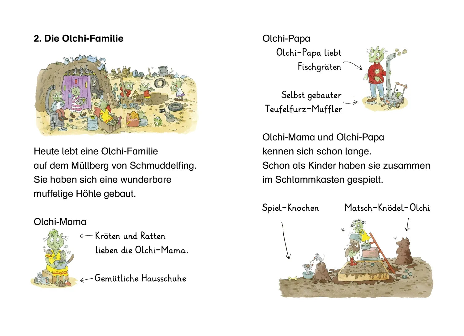Detailansicht: Die Olchis und alles, was du über sie wissen musst (Hardcover)