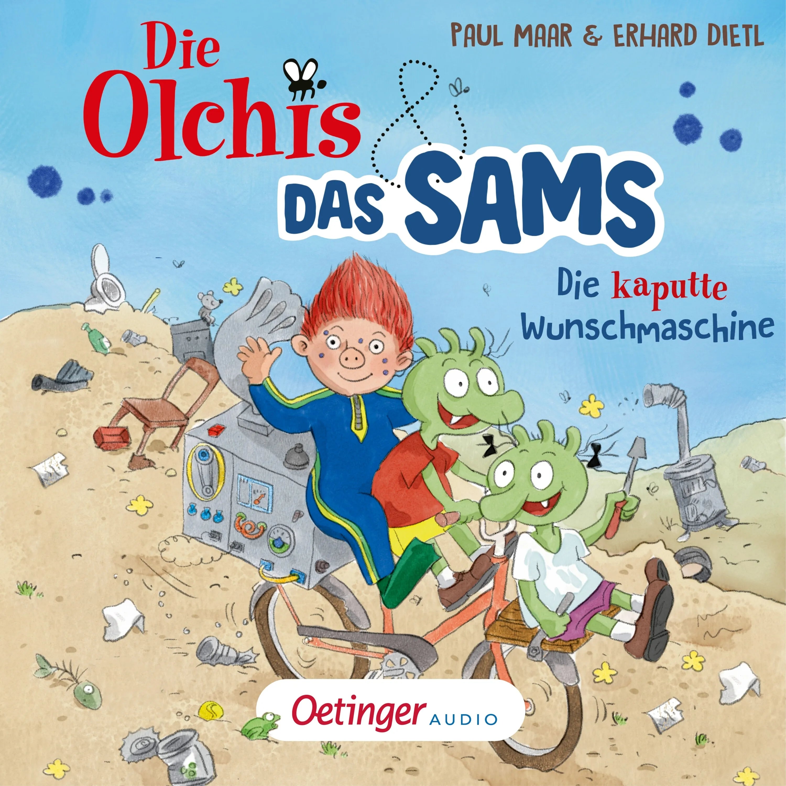 Cover: Die Olchis und das Sams 1. Die kaputte Wunschmaschine (Hörbuch Download) von Erhard Dietl