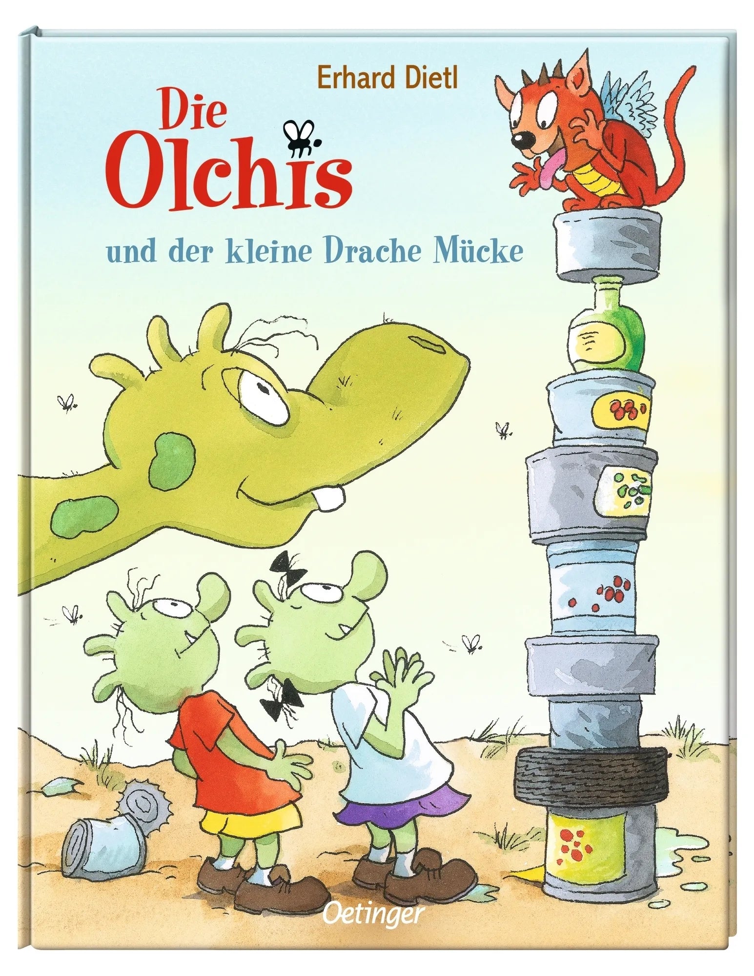Produktansicht: Die Olchis und der kleine Drache Mücke (Gebundene Ausgabe)