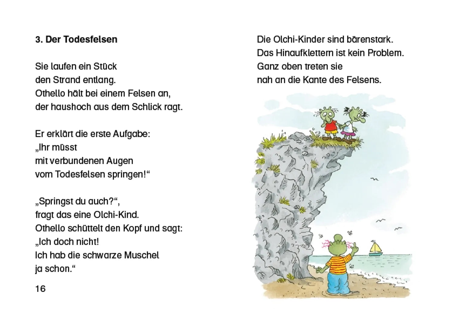 Abbildung von 'Die Olchis und die große Mutprobe'