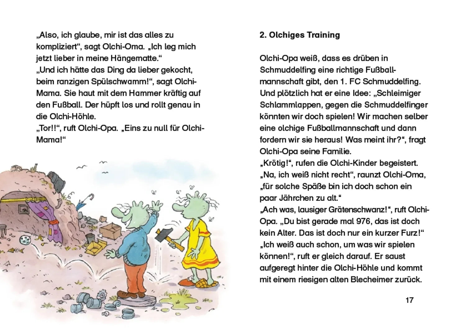 Abbildung von 'Die Olchis werden Fußballmeister'