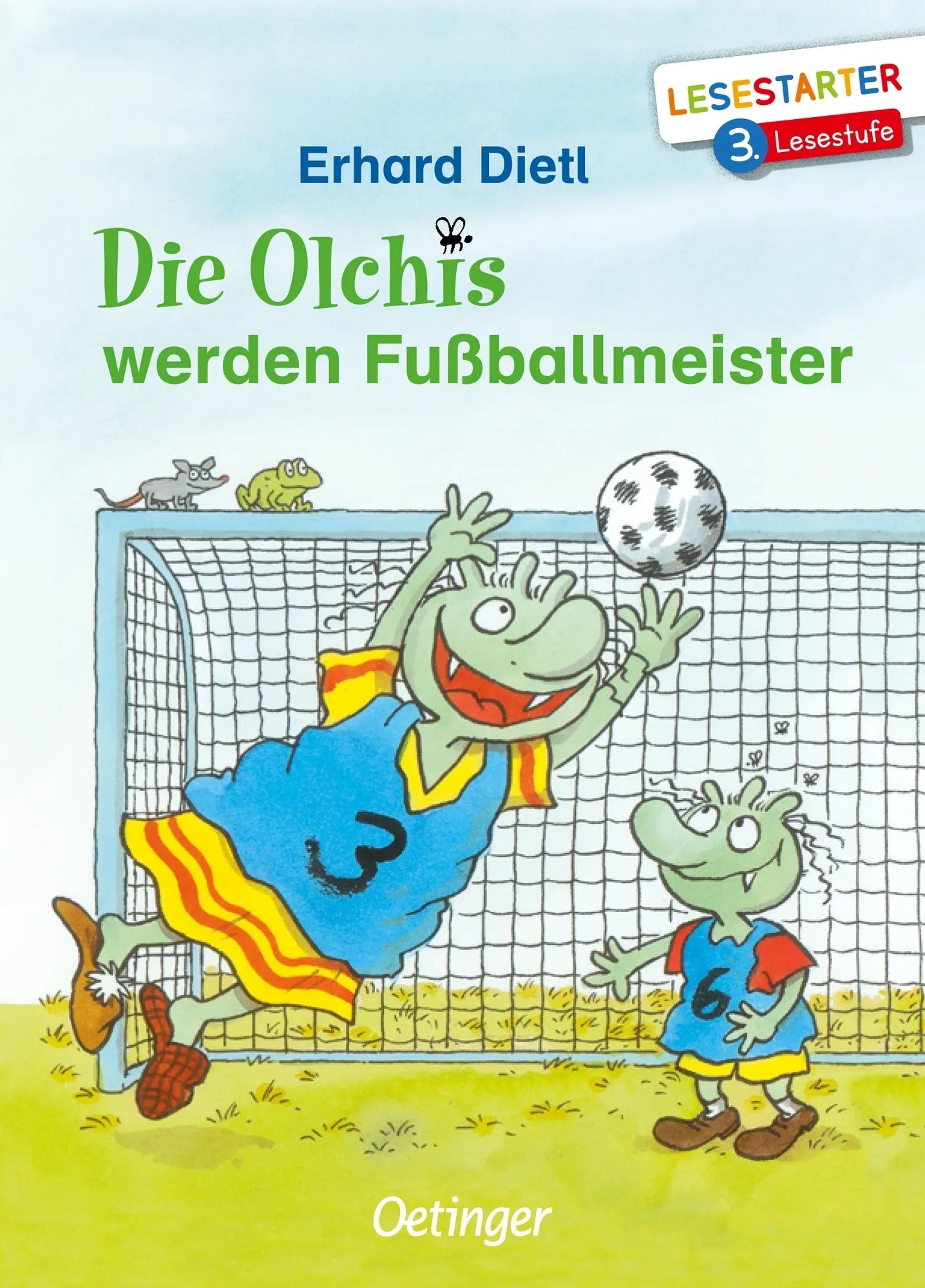 Buchcover von 'Die Olchis werden Fußballmeister' - Gebundene Ausgabe von Erhard Dietl