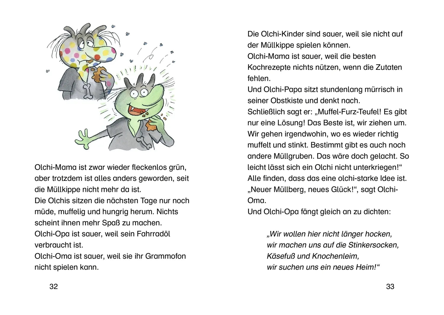 Abbildung von 'Die Olchis ziehen um'