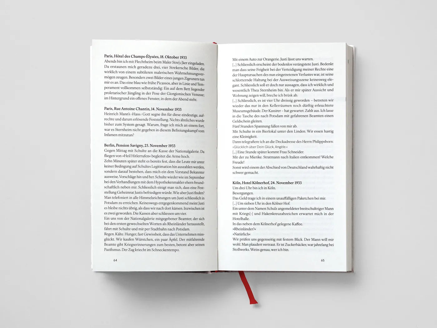 Innenansicht von 'Die Pariser Jahre' - Gebundene Ausgabe