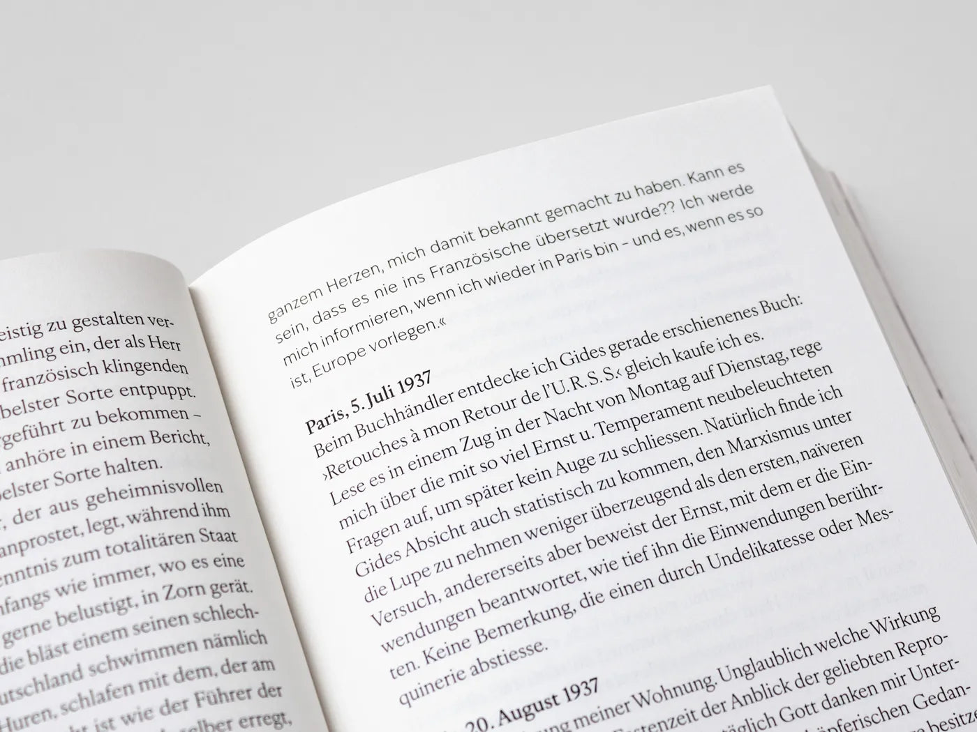 Innenansicht von 'Die Pariser Jahre' - Gebundene Ausgabe