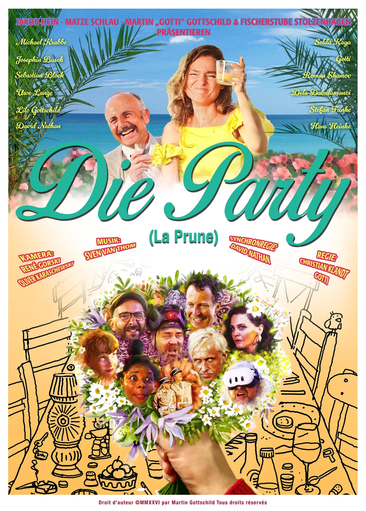 DVD-Cover: Die Party - La Prune. Regie: Martin "Gotti" Gottschild