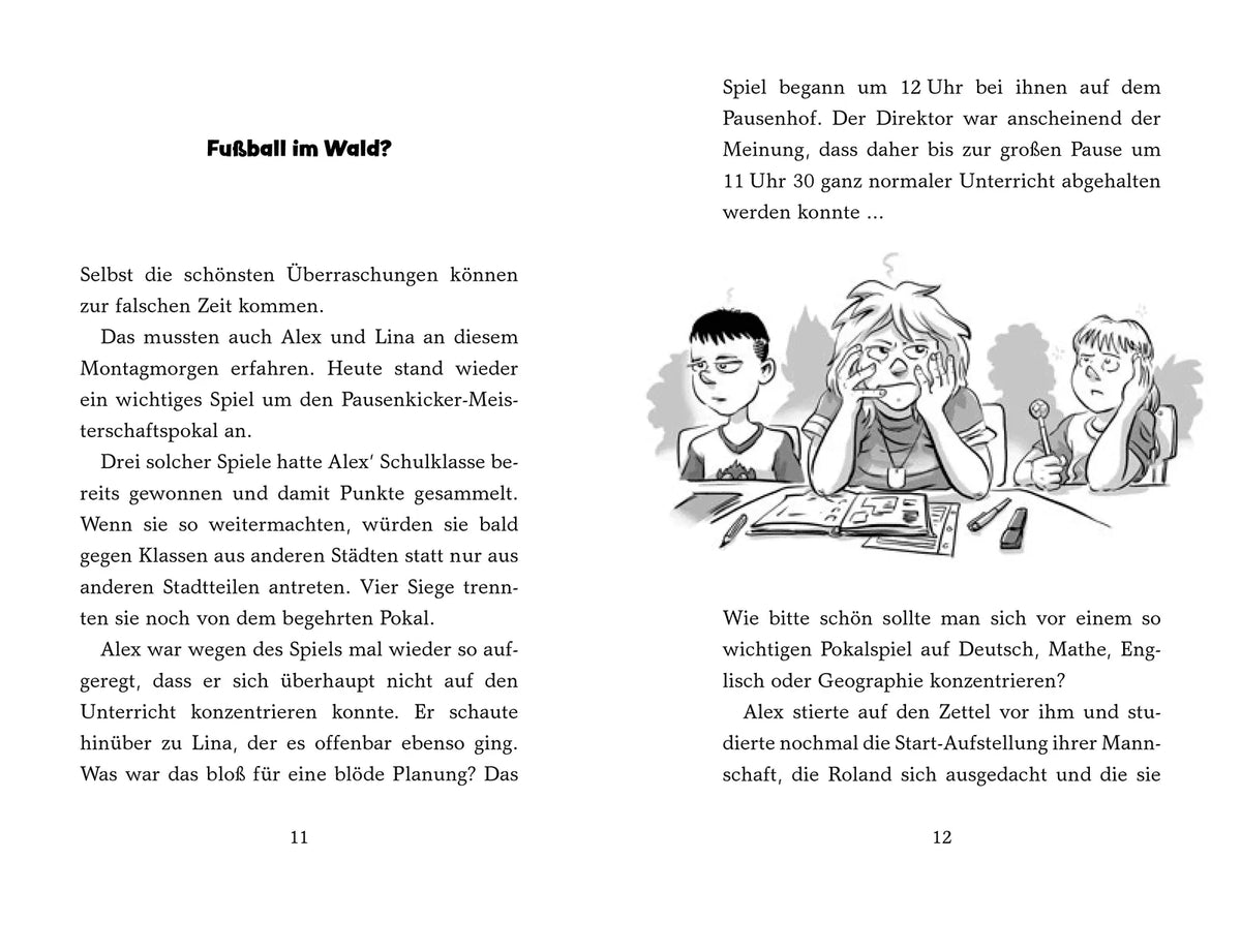 Detailansicht: Die Pausenkicker – Abseits auf Klassenfahrt (Hardcover)