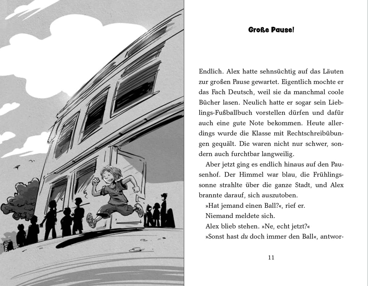 Detailansicht: Die Pausenkicker – Anpfiff auf dem Schulhof (Hardcover)