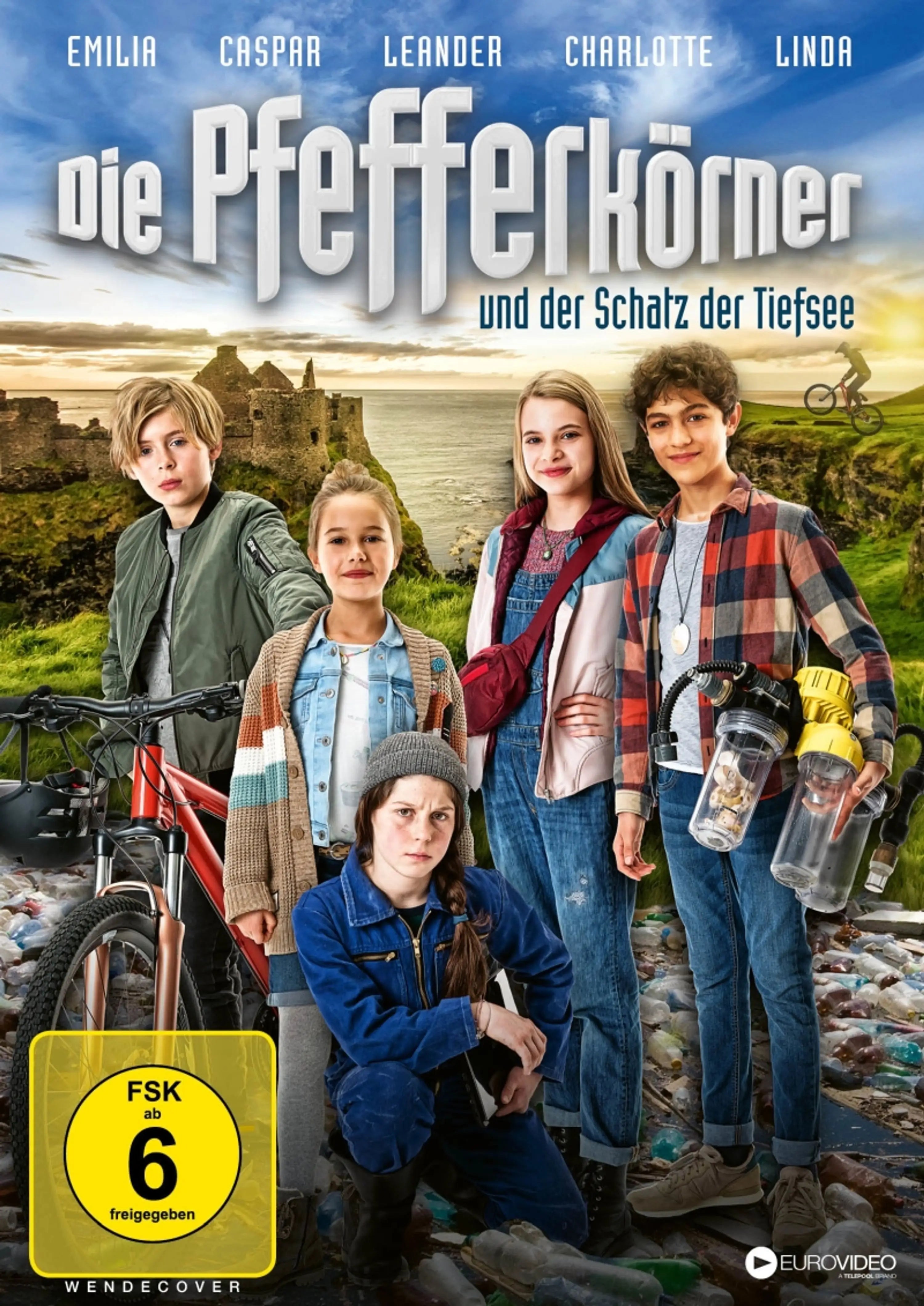 Die Pfefferkörner und der Schatz der Tiefsee DVD Cover – Frontcover Bild