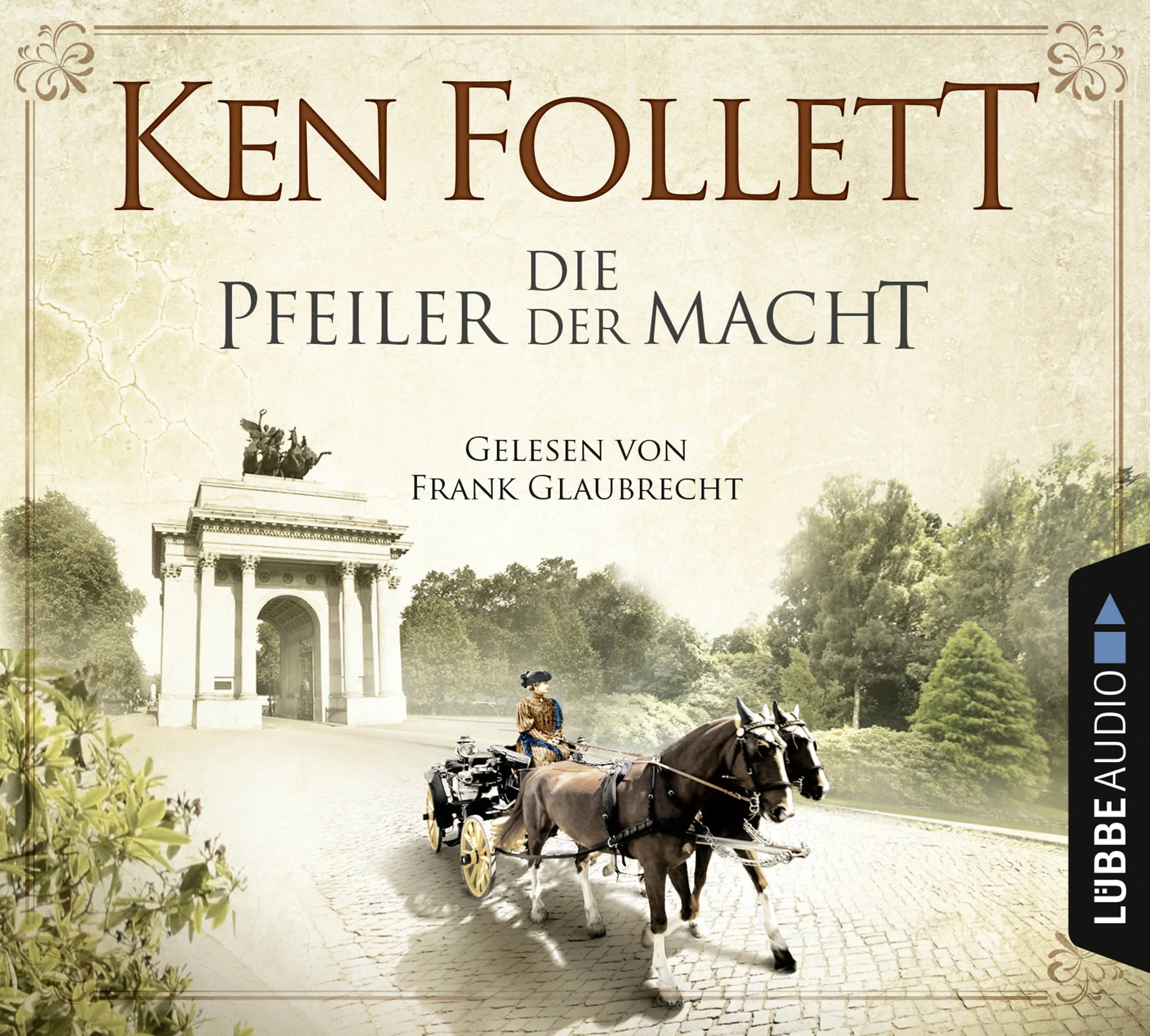 Buchcover von 'Die Pfeiler der Macht' - Hörbuch (CD) von Ken Follett