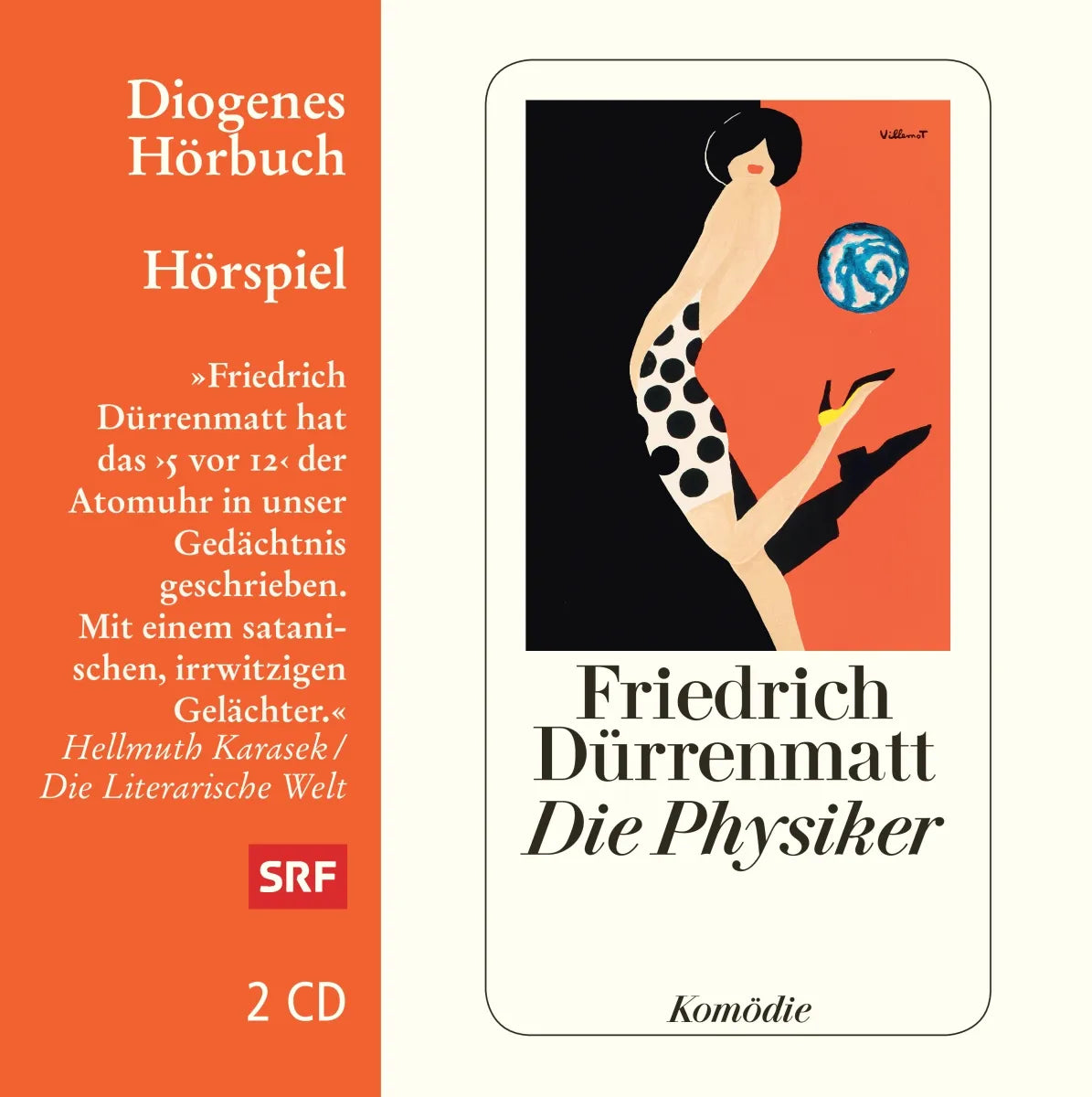Buchcover von 'Die Physiker' - Hörbuch (CD) von Friedrich Dürrenmatt