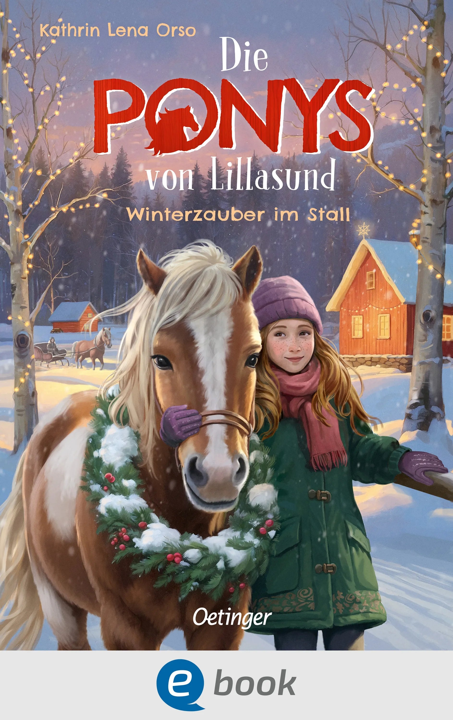 Cover: Die Ponys von Lillasund 3. Winterzauber im Stall (E-Book) von Kathrin Lena Orso