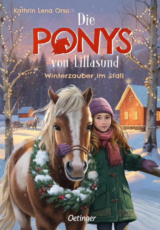 Buchcover von 'Die Ponys von Lillasund 3. Winterzauber im Stall' - Gebundene Ausgabe von Kathrin Lena Orso