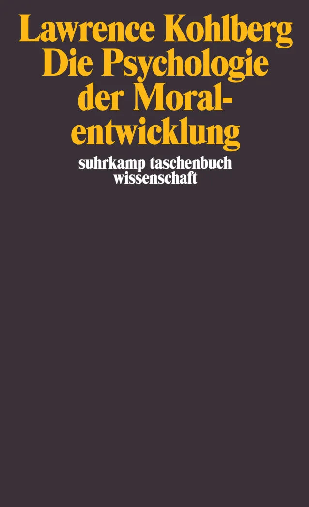 Buchcover von 'Die Psychologie der Moralentwicklung' - Taschenbuch von Lawrence Kohlberg