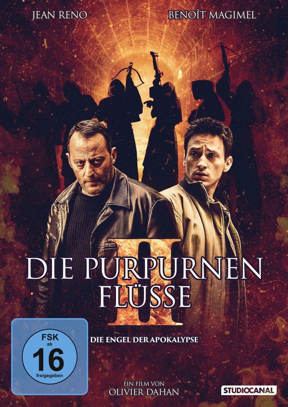 Die purpurnen Flüsse 2 Die Engel der Apokalypse Film auf DVD Cover