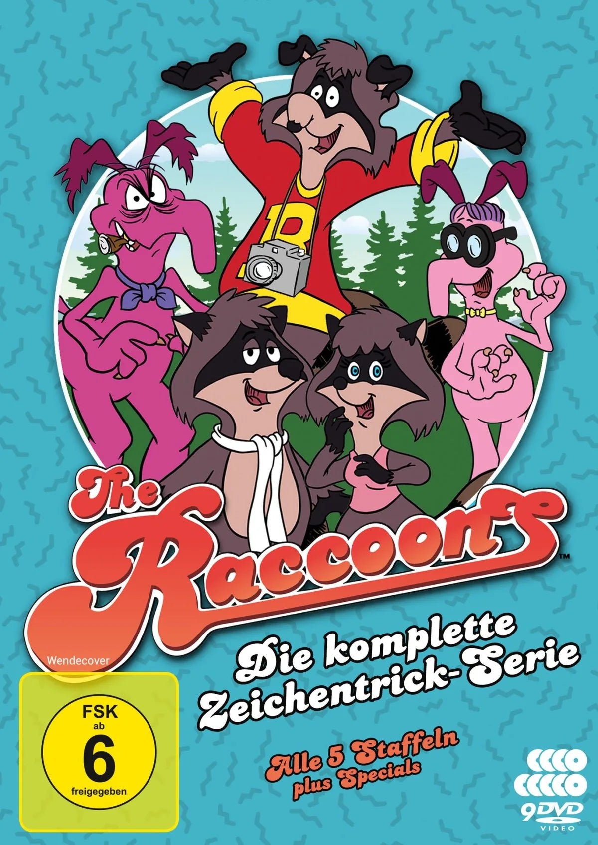 Die Raccoons - Die komplette Zeichentrickserie - DVD