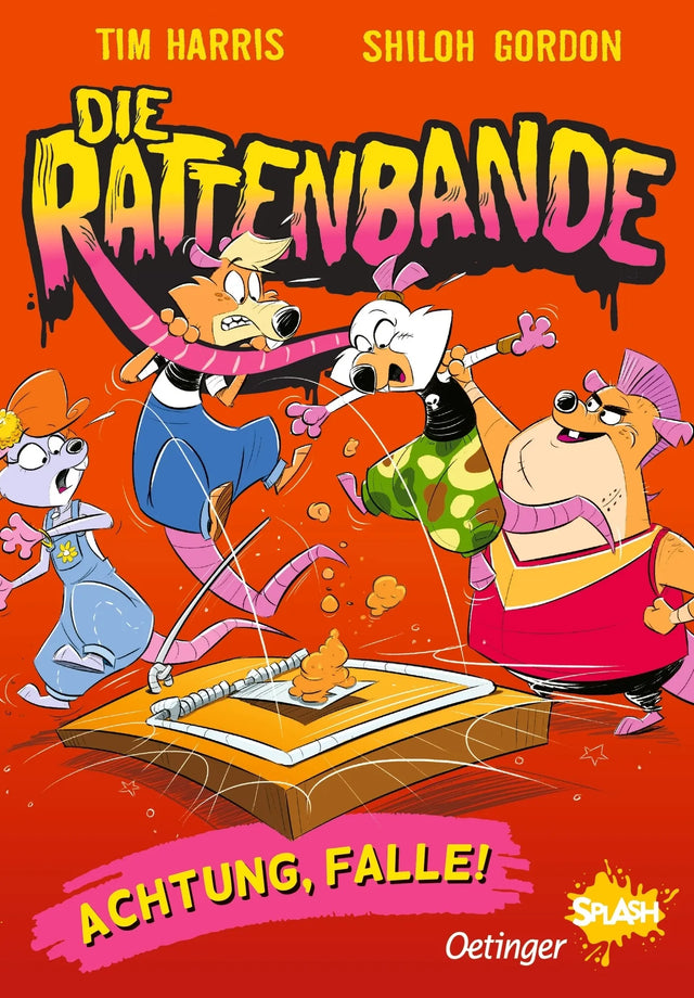 Buchcover von 'Die Rattenbande 3. Achtung, Falle!' - Gebundene Ausgabe von Tim Harris