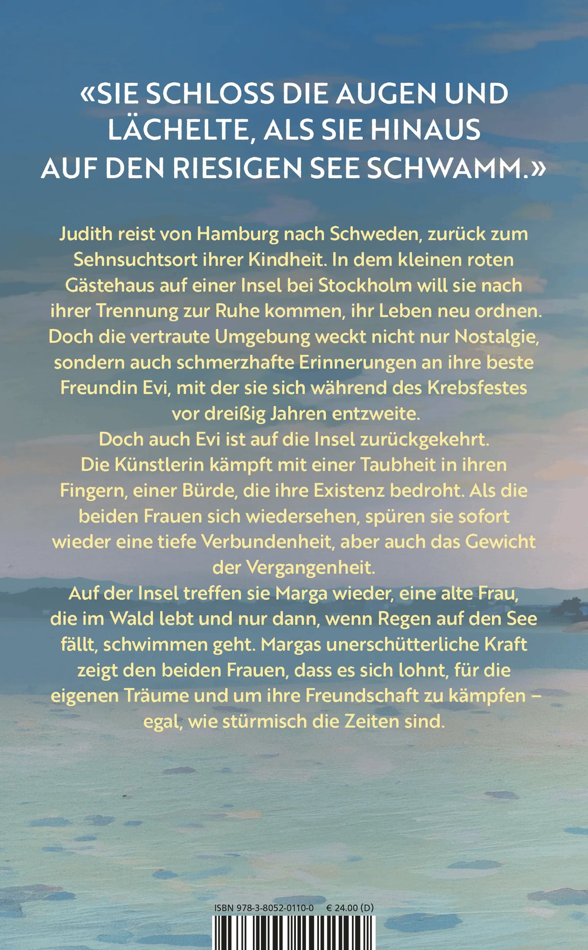 Rückseite: Die Regenschwimmerin (Hardcover)