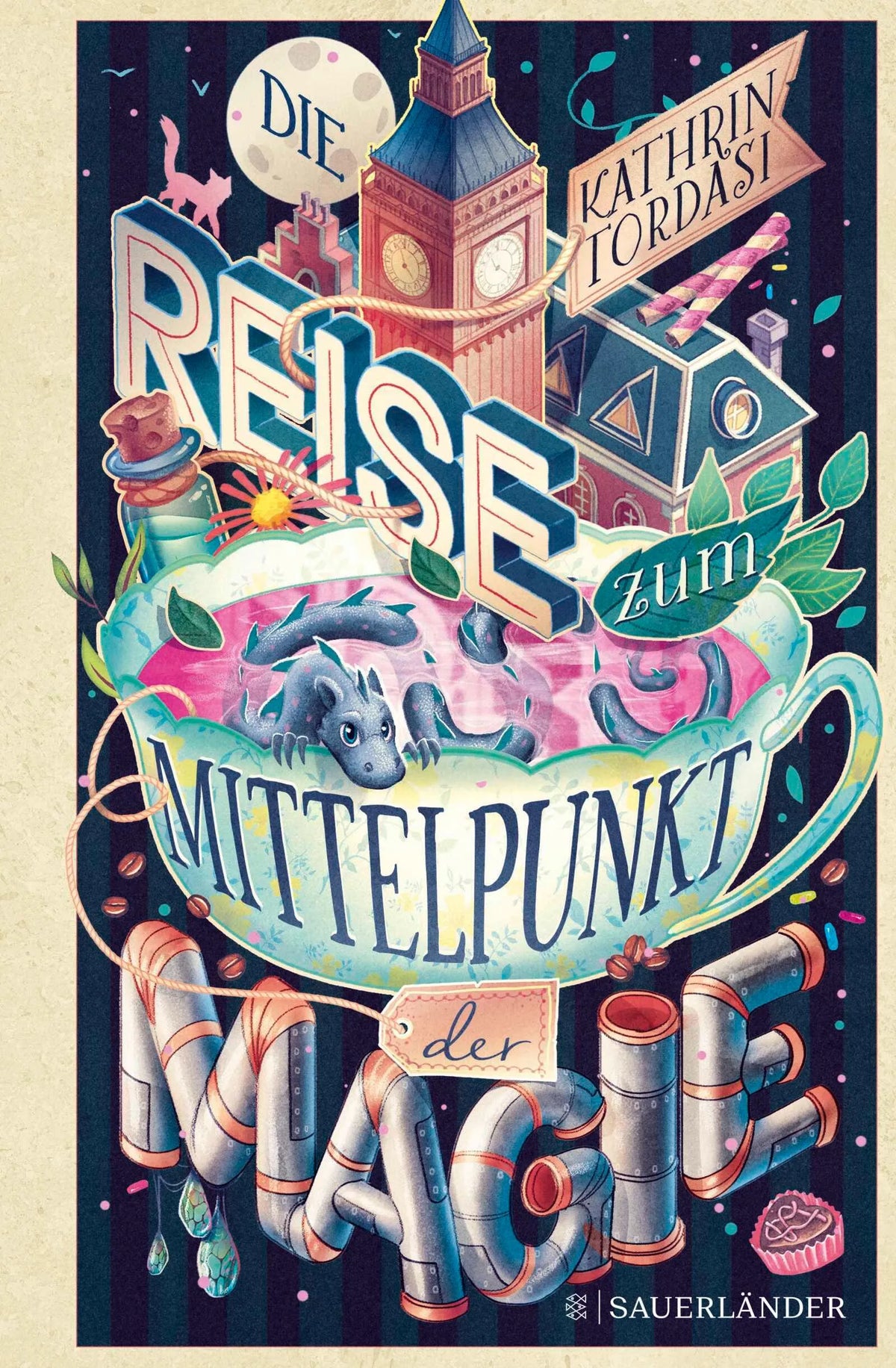 Cover: Die Reise zum Mittelpunkt der Magie (Hardcover) von Kathrin Tordasi