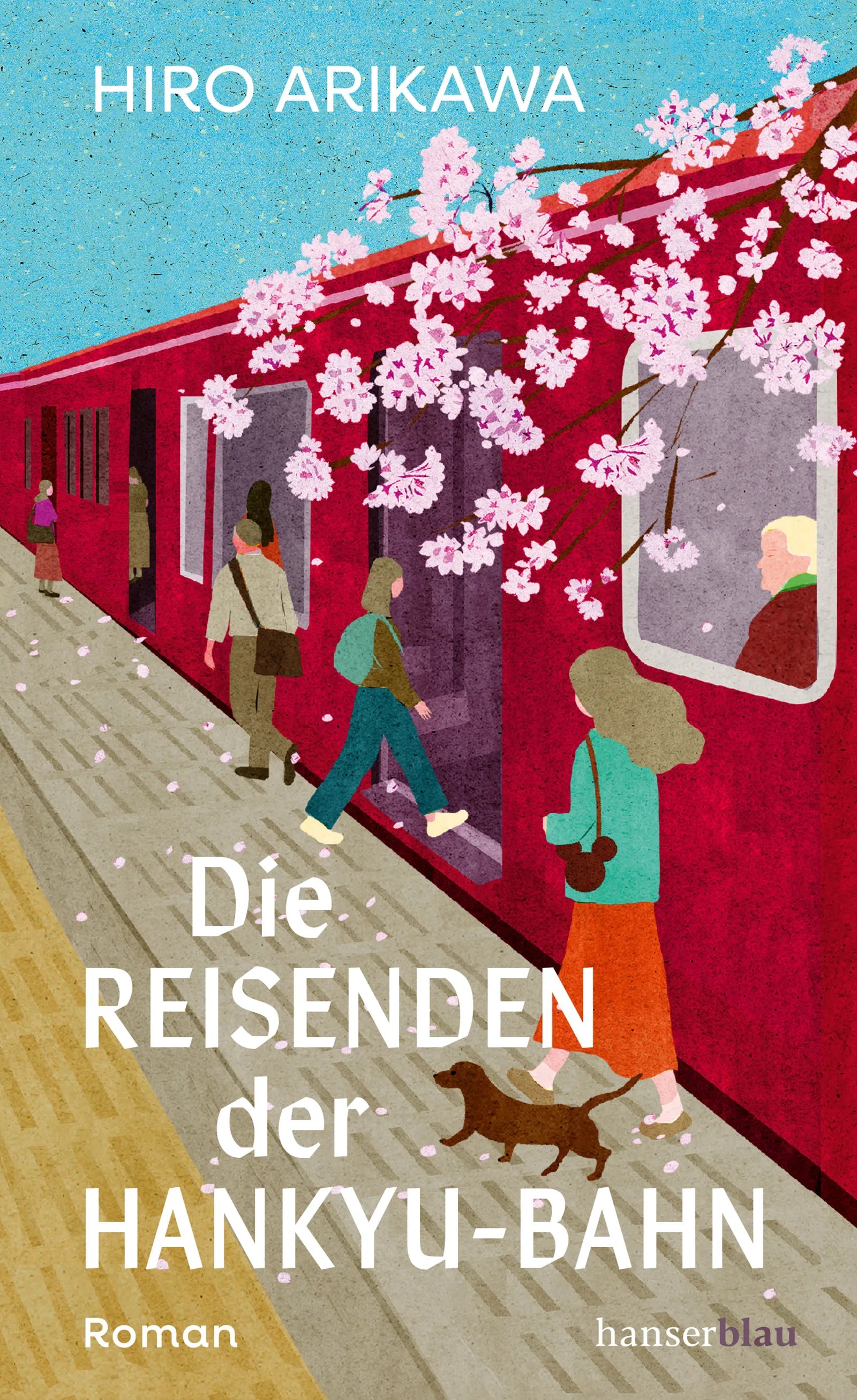 Buchcover von 'Die Reisenden der Hankyu-Bahn' - Gebundene Ausgabe von Hiro Arikawa