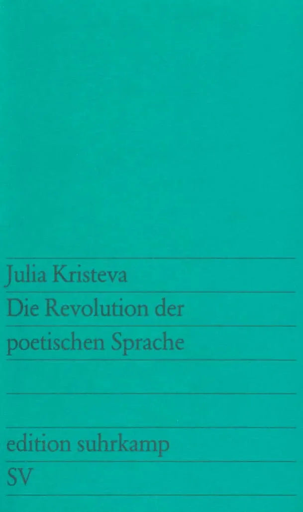 Buchcover von 'Die Revolution der poetischen Sprache' - Taschenbuch von Julia Kristeva