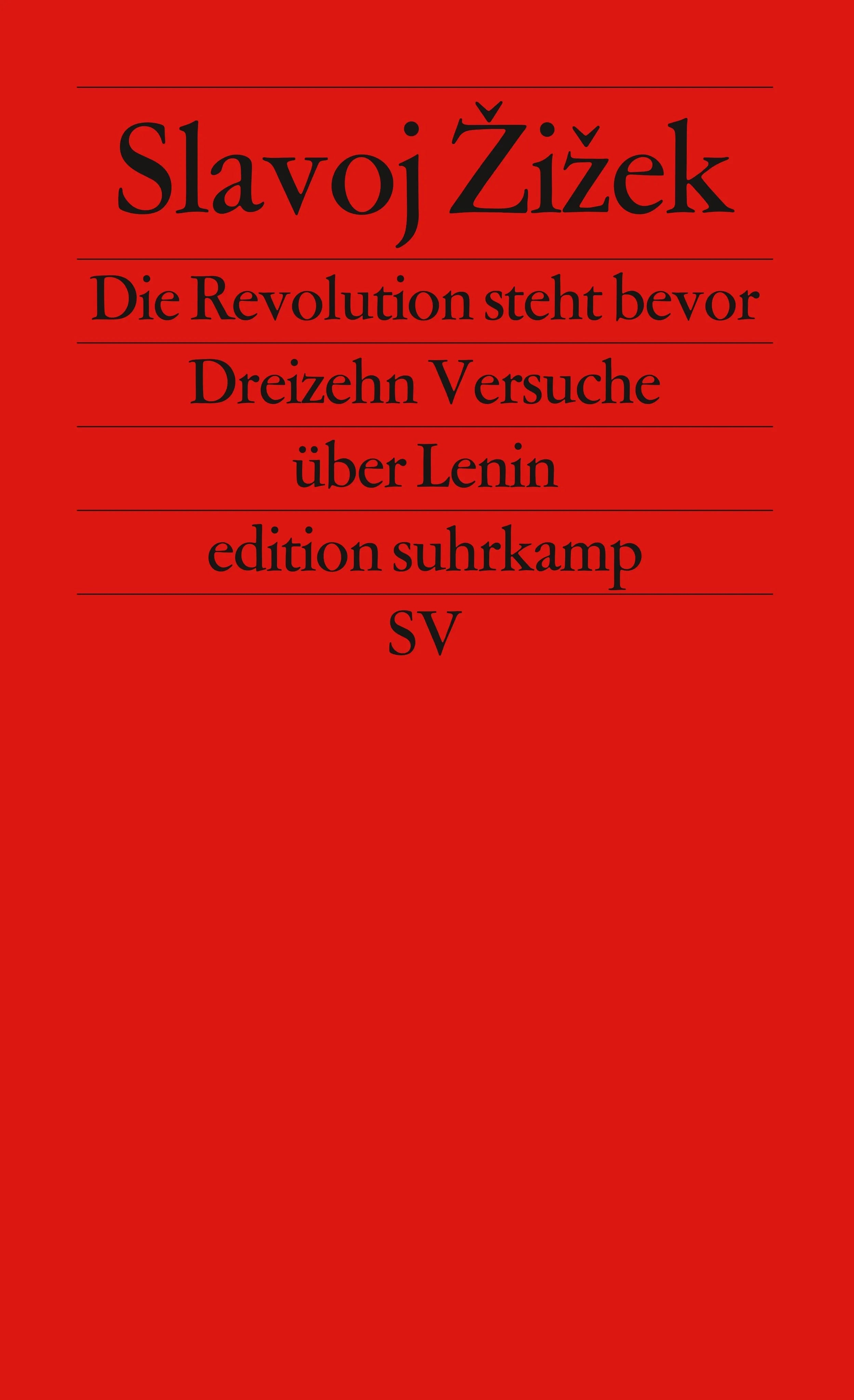 Buchcover von 'Die Revolution steht bevor' - Taschenbuch von Slavoj Žižek
