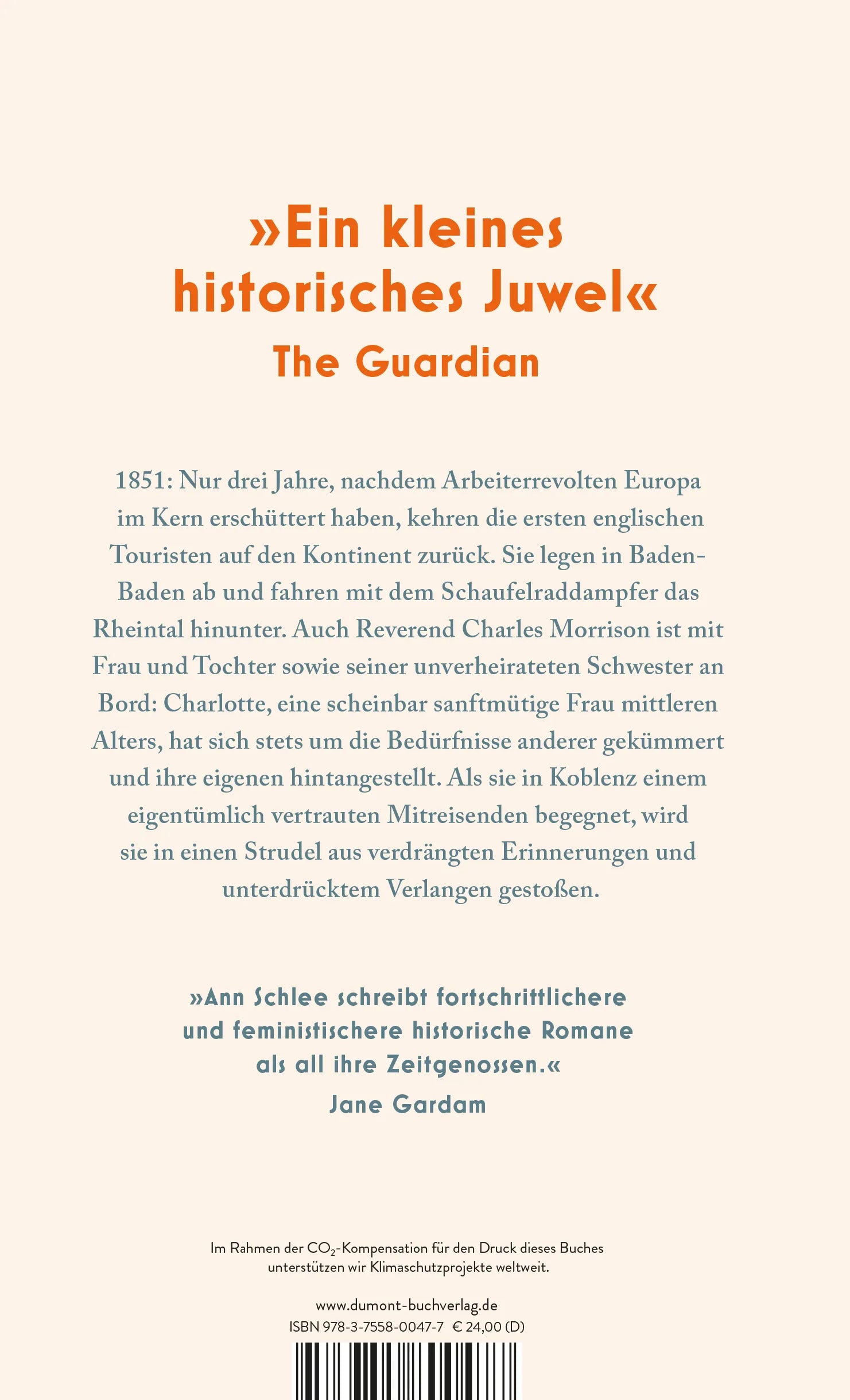 BuchrÃ¼ckseite von 'Die Rheinreise' mit Klappentext - Gebundene Ausgabe
